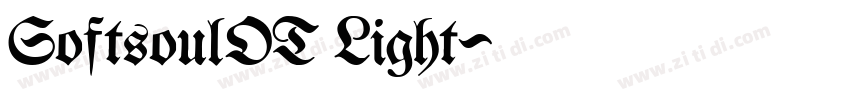 SoftsoulOT Light字体转换